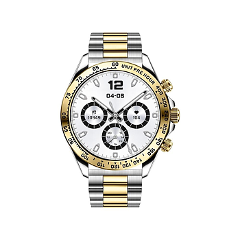 Philippe Palmer Smart Watch LP89 AMOLED Silver Gold Steel