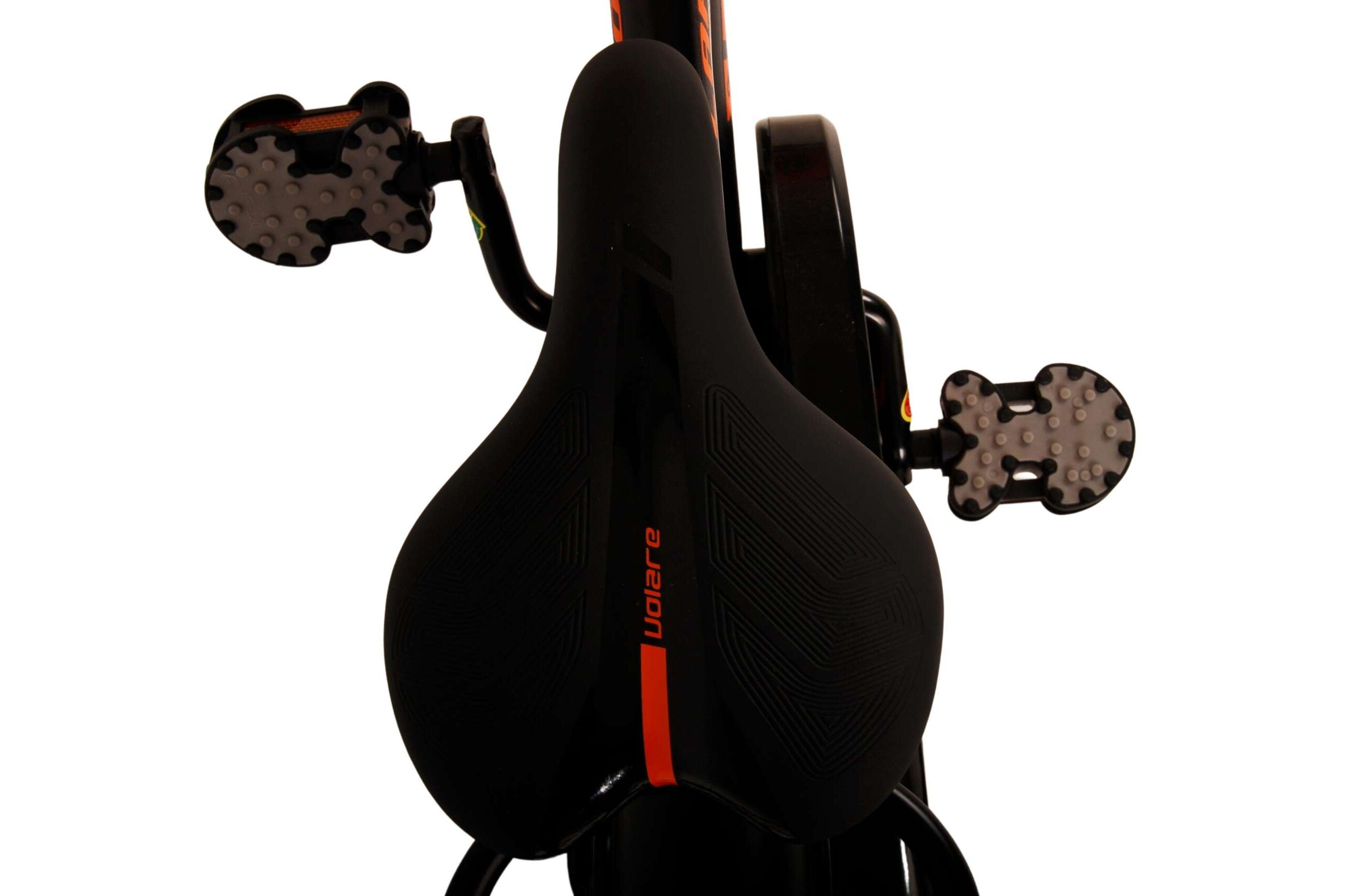 Barncykel Volare Thombike 12 tum – Svart/Orange för barn 3–4 år - 8