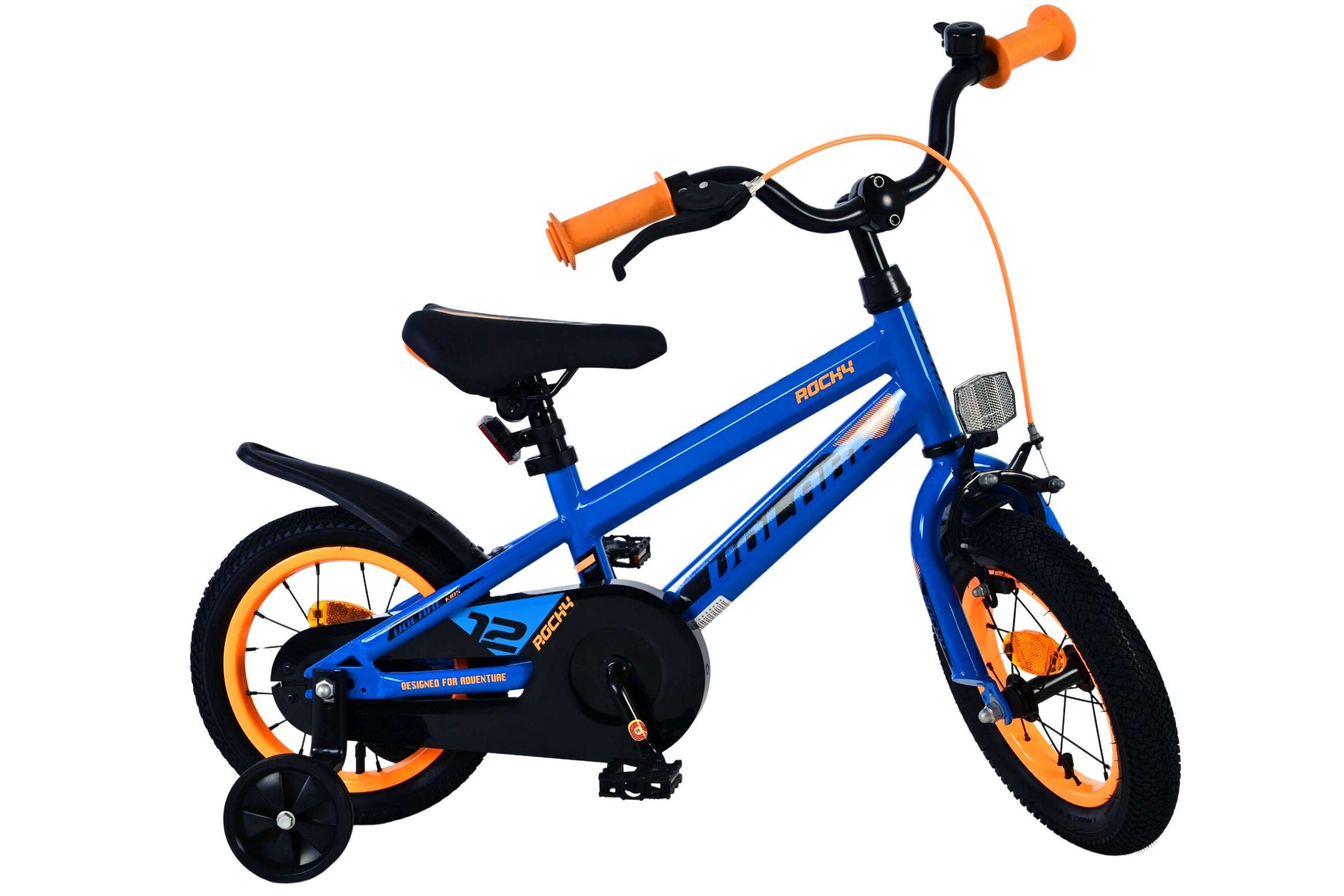 Barncykel Volare Rocky 12 tum – Blå för barn 3–4 år - 2