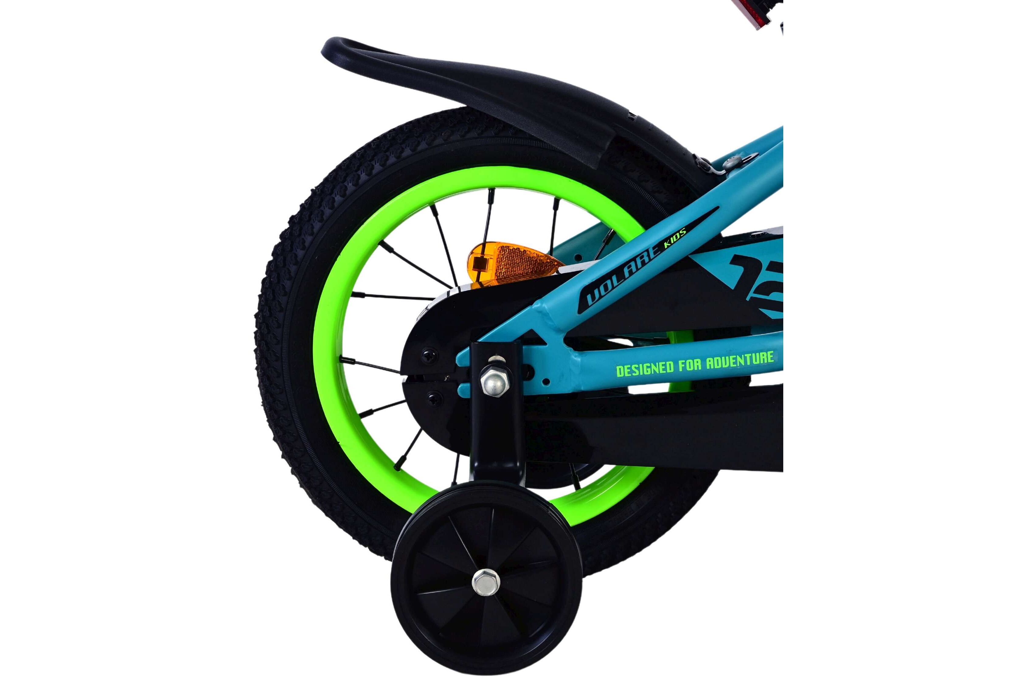 Barncykel Volare Rocky 12 tum – Grön för barn 3–4 år - 3