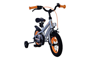 Barncykel Volare Rocky 12 tum – Grå för barn 3–4 år