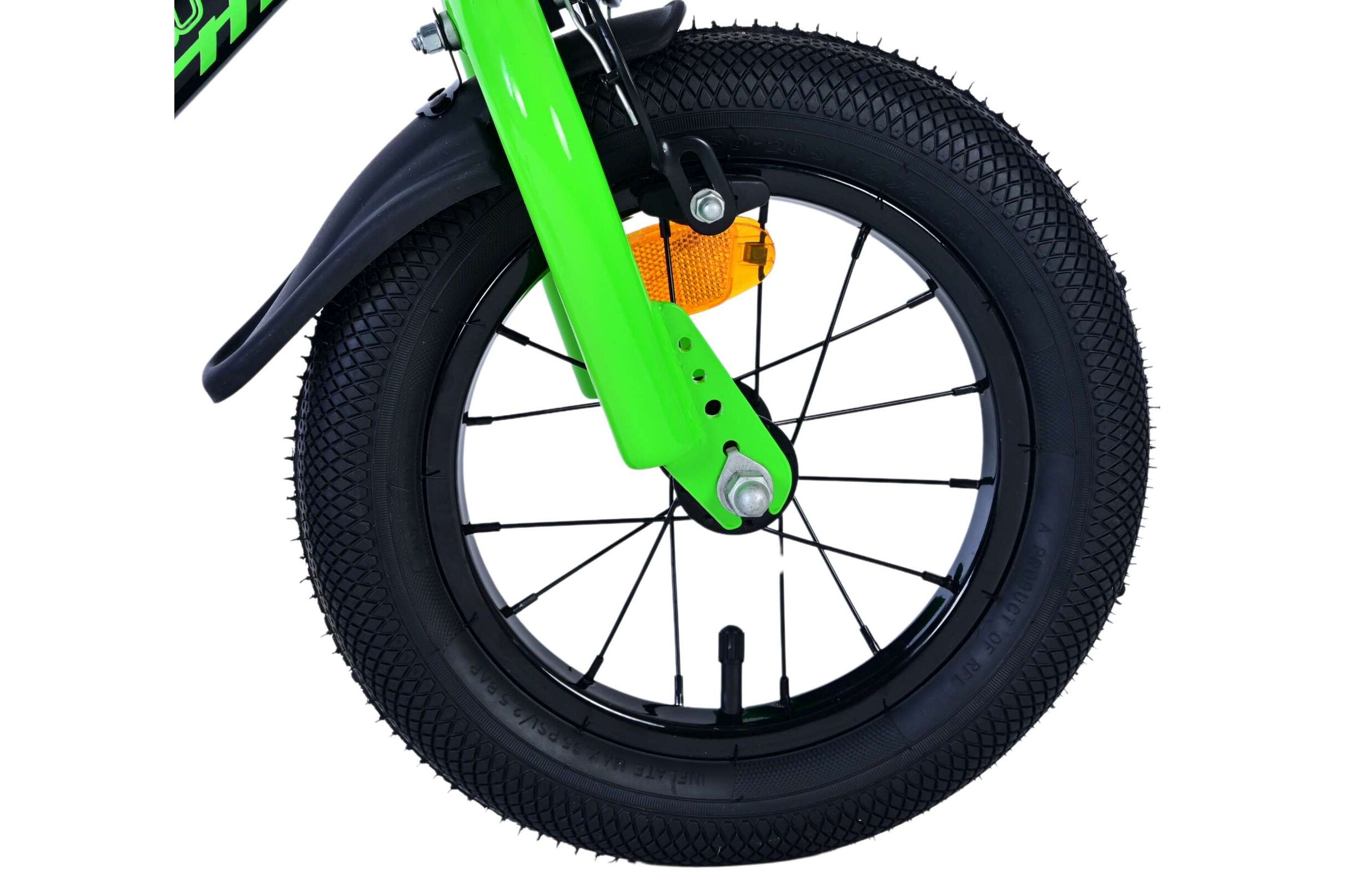 Barncykel Volare Sportivo 12 tum – Grön för barn 3–4 år - 8