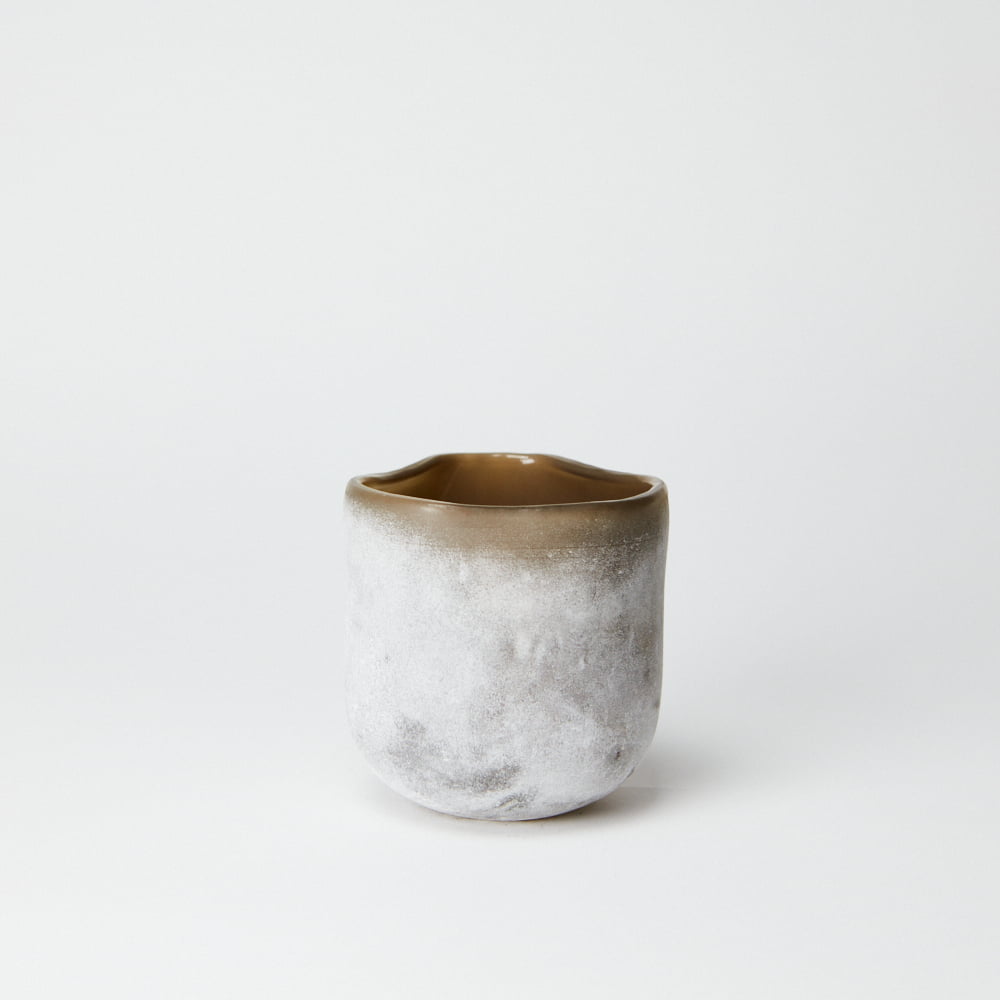 Lykta - Ljusstake - Frost - Sand - 8 cm - 6