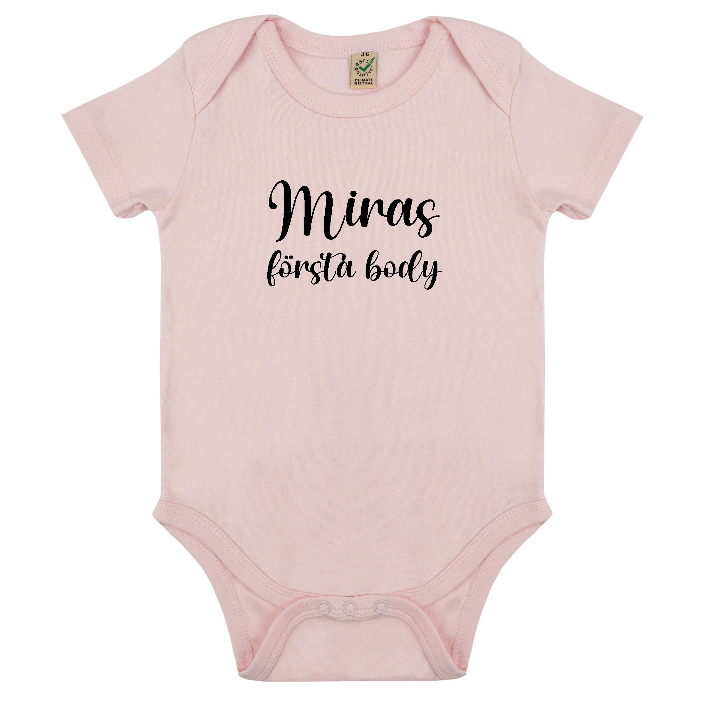 Bebis body - Valfritt namn - "Första body" - 3