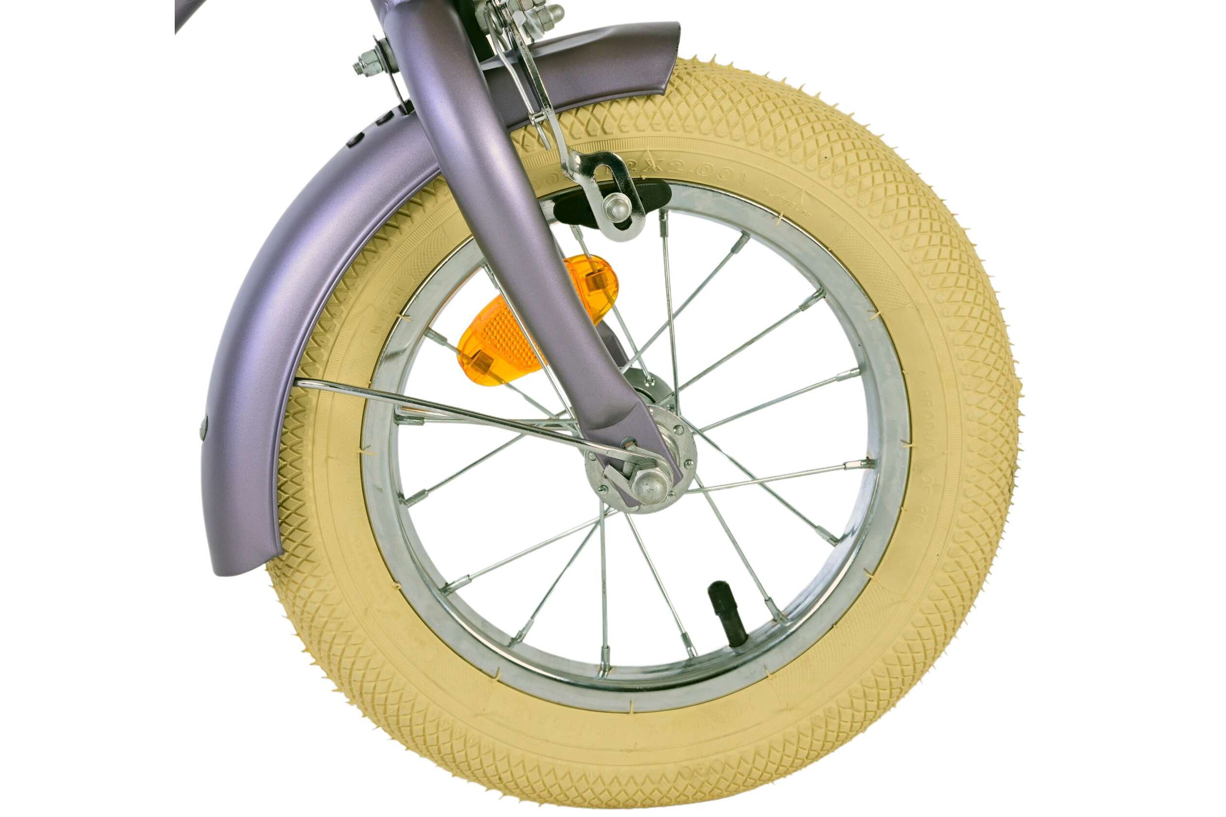 Barncykel Volare Blossom 12 tum – Lila för barn 3–4 år - 4