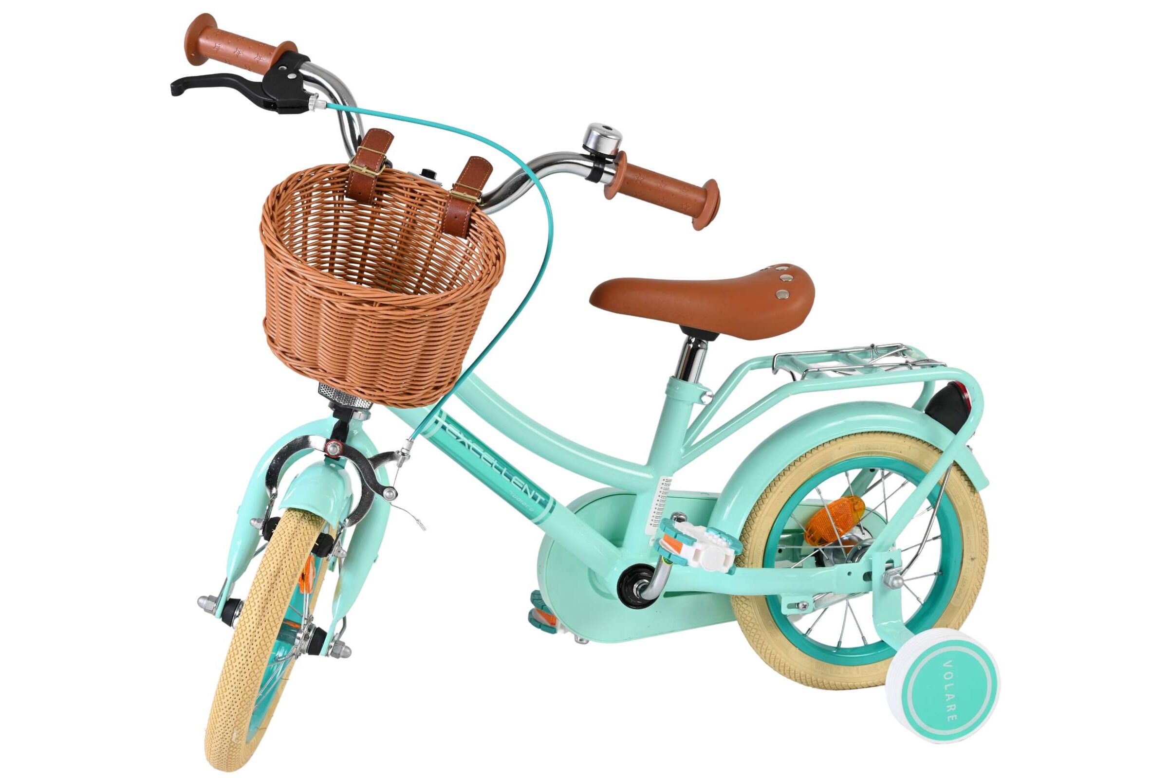 Barncykel Volare Excellent 12 tum – Grön för barn 3–4 år - 7