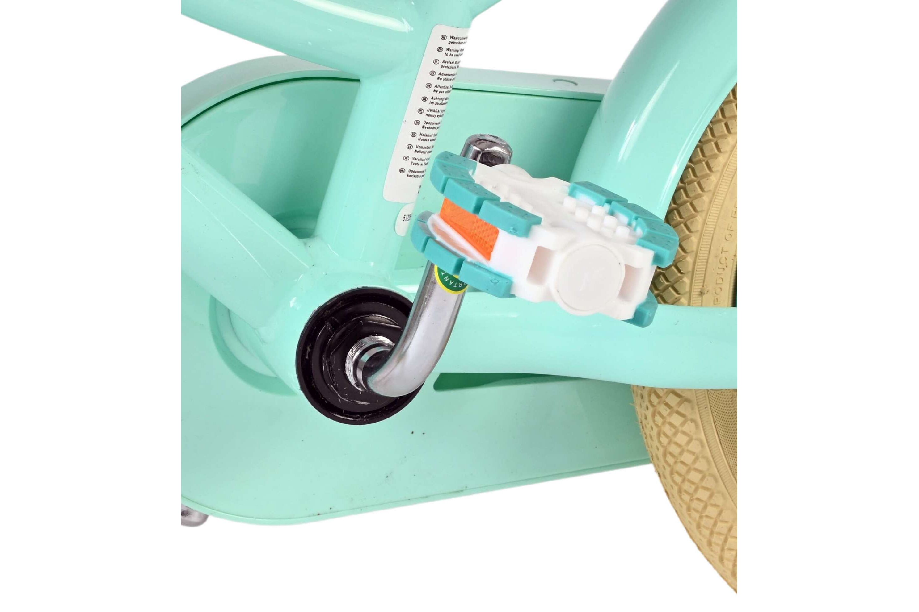 Barncykel Volare Excellent 12 tum – Grön för barn 3–4 år - 8