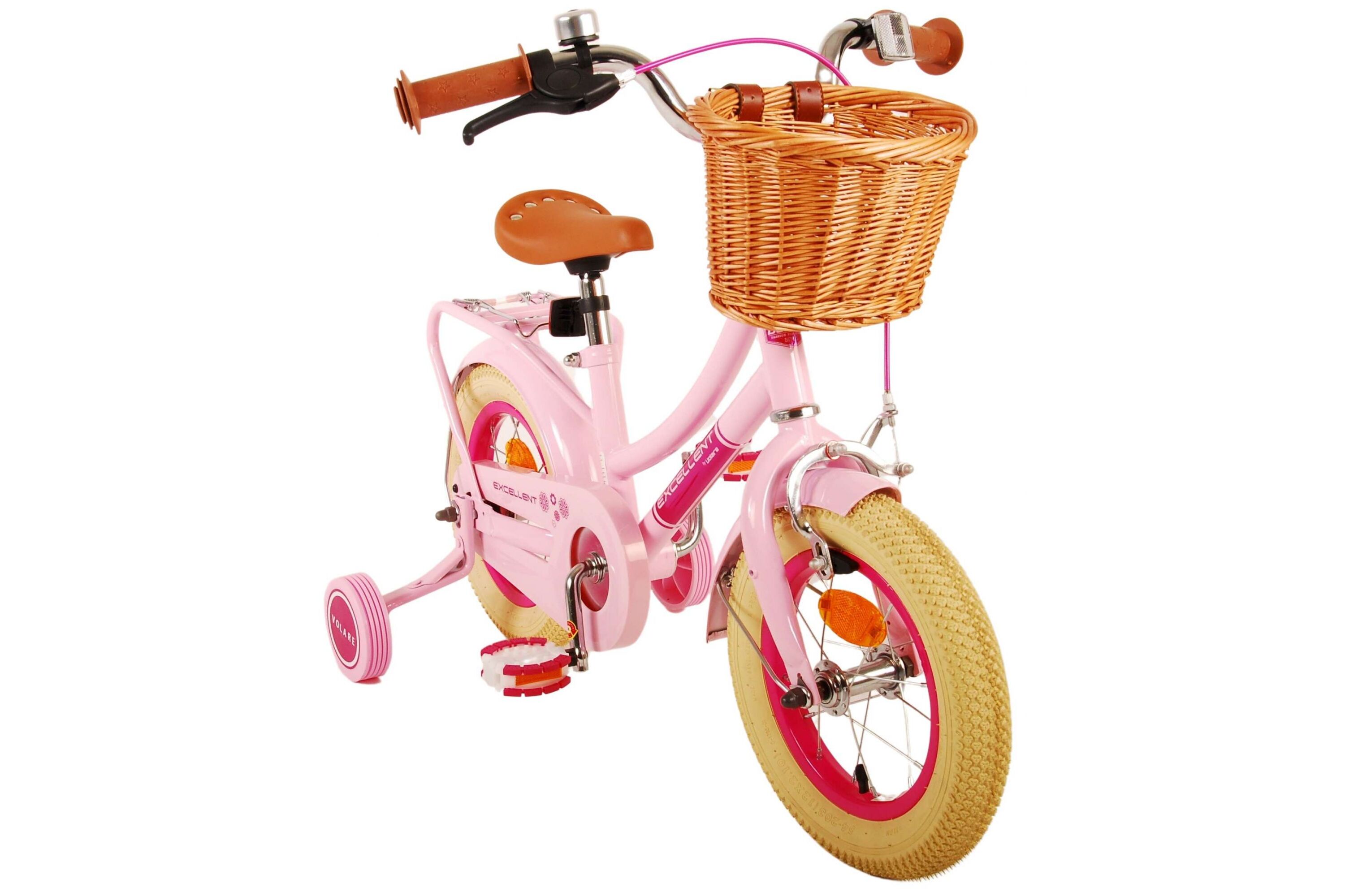 Barncykel Volare Excellent 12 tum – Rosa för barn 3–4 år - 9