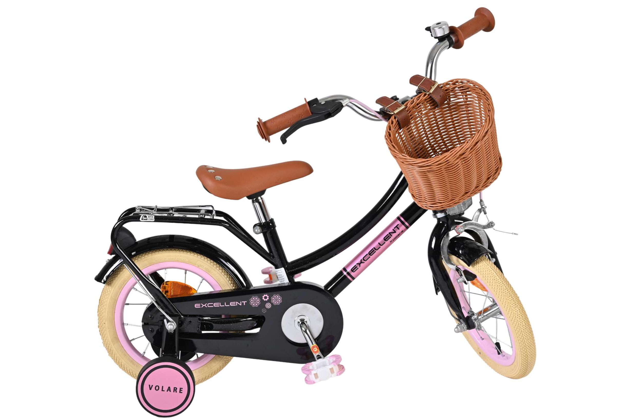 Barncykel Volare Excellent 12 tum – Svart för barn 3–4 år - 6
