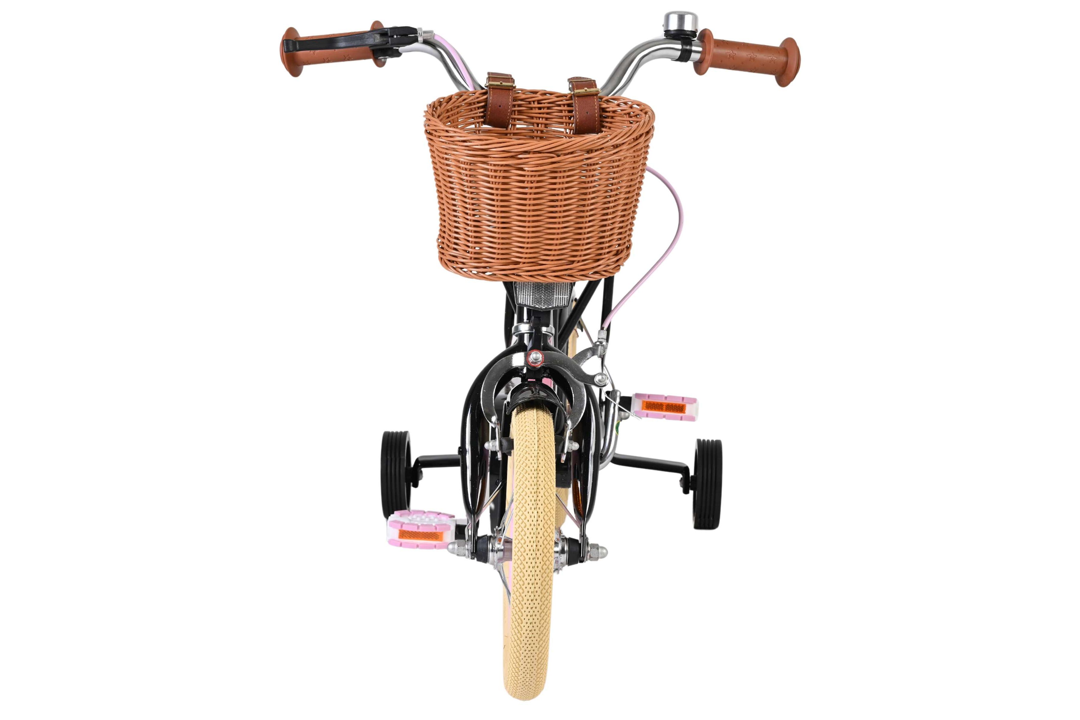 Barncykel Volare Excellent 12 tum – Svart för barn 3–4 år - 2