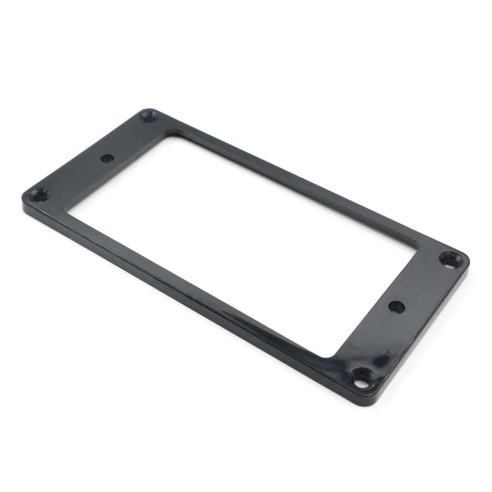 Humbucker Mounting Ring - Flat Bottom 3 x 3 (Black)