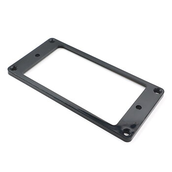 Humbucker Mounting Ring - Flat Bottom 3 x 3 (Black)