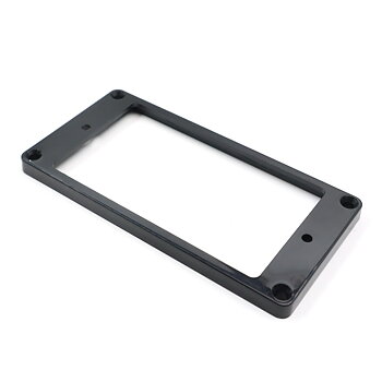 Humbucker Mounting Ring - Flat Bottom 5 x 5 (Black)