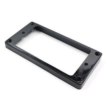 Humbucker Mounting Ring - Flat Bottom 7 x 9 (Black)