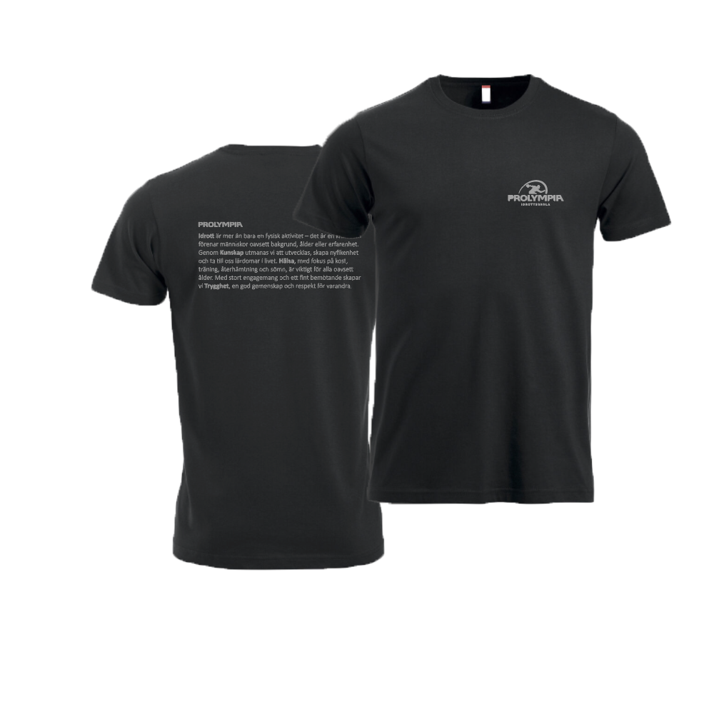 T-shirt Svart- UNISEX 