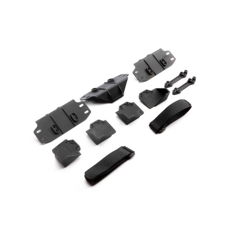 AXIAL SCX6: Battery Trays & Straps Set