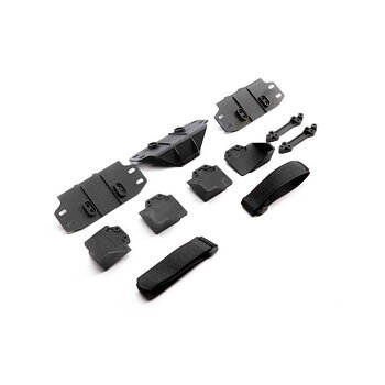 AXIAL SCX6: Battery Trays & Straps Set