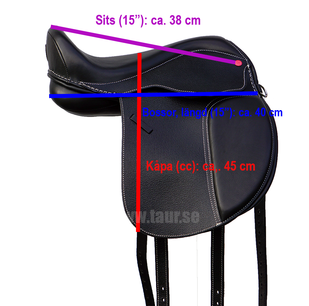 EDIX® Elore treeless pony saddle (dressage - 21