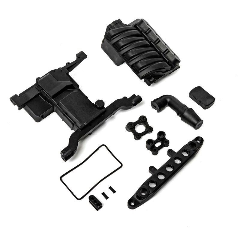 AXIAL SCX6: Front Servo Mount/Engine Cover/Seals
