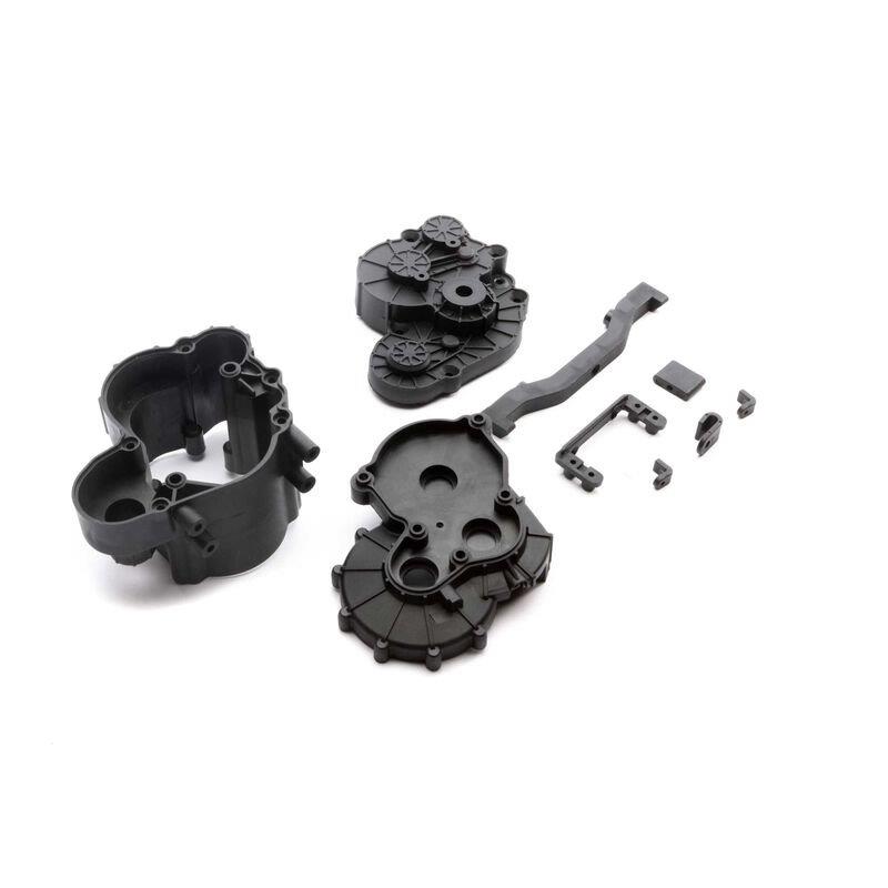 AXIAL SCX6: 2-Speed Transmission Case/Brace Set