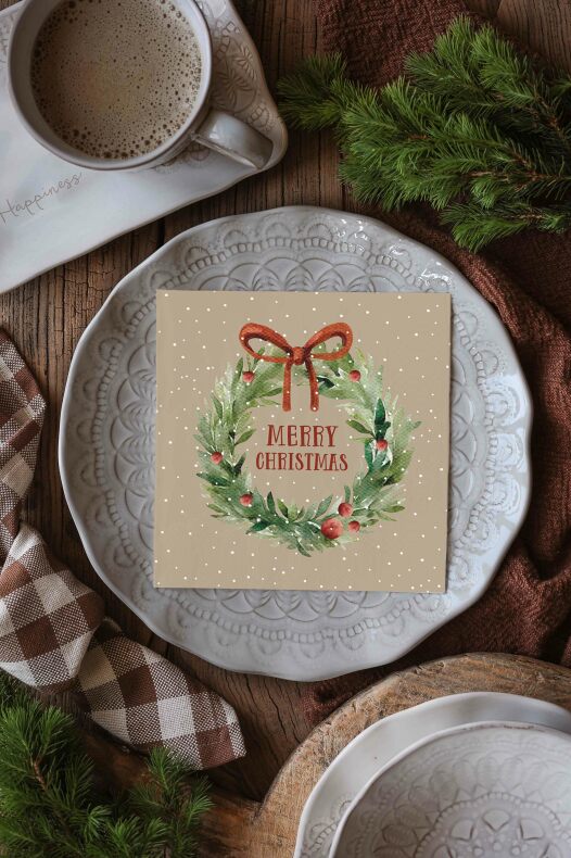 Majas Servetter God Jul | Merry Christmas - Servett 20-pack - Majas Cottage - 2