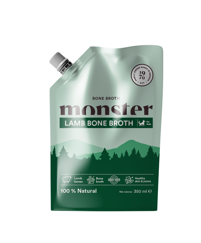 Monster Dog Bone Broth Lamb 