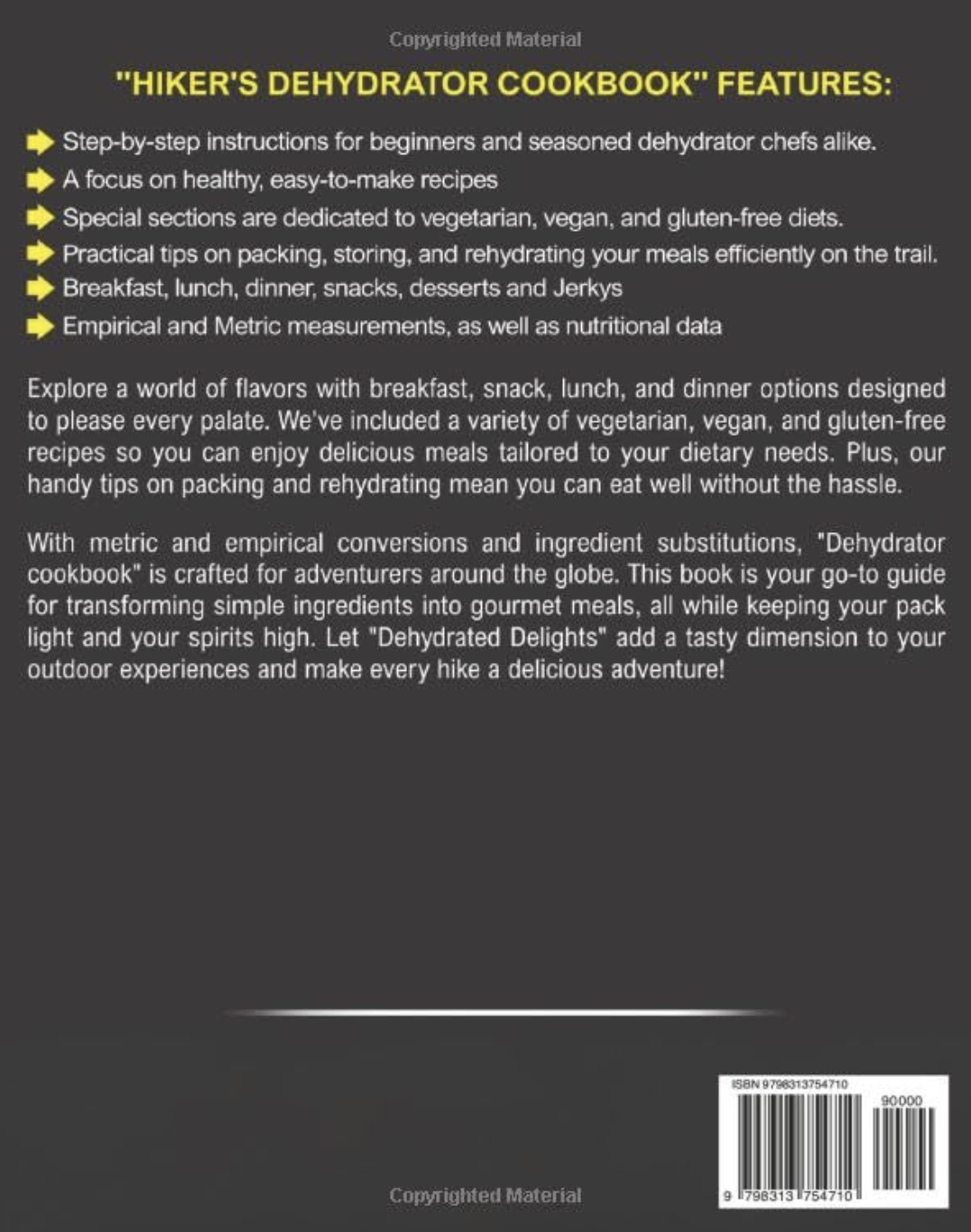 The Hikers dehydrator cookbook: easy, healthy dehydrated meals for every adventure. - 2