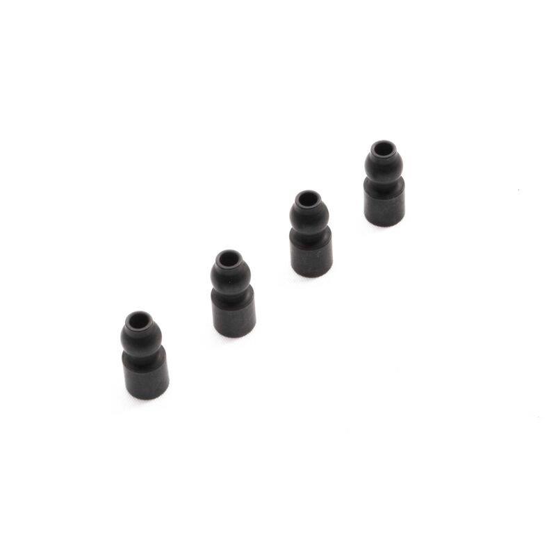 AXIAL SCX6: Shock Mount Pivot Balls, Steel (4)
