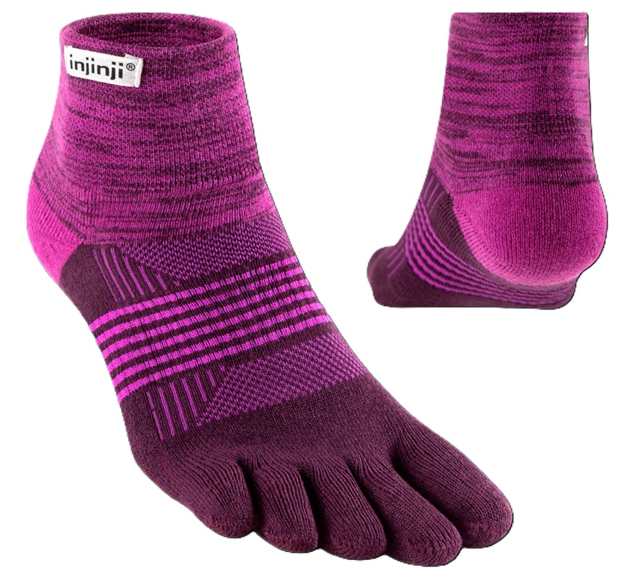 Injinji Women's Trail Midweight Mini-Crew Violet
