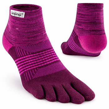 Injinji Naisten Trail Midweight Mini-Crew Purppura