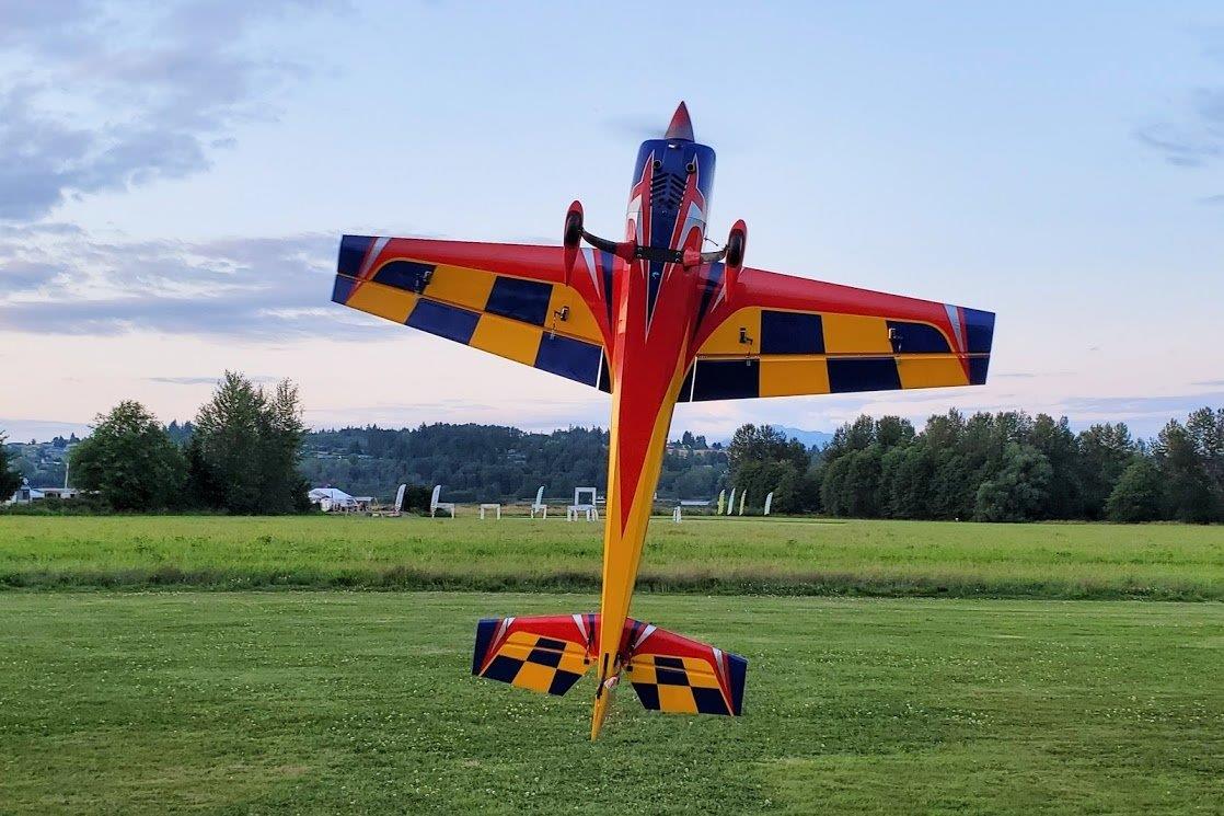 Extreme Flight Extra 300 EXP V3 - Red/Blue/Yellow 1.98m 78 inches - 2