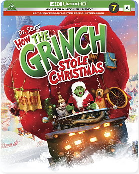 Dr. Seuss' How The Grinch Stole Christmas (Limited Edition Steelbook) (4K Ultra HD + Blu-ray)