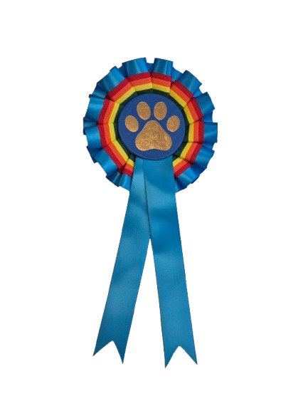 Härliga Regnbågsrosetter HUND, 6-pack - 2