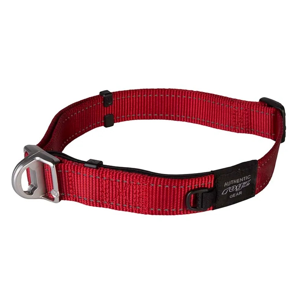 Rogz Safety Halsband Utility XL Röd 25mm 42-66cm