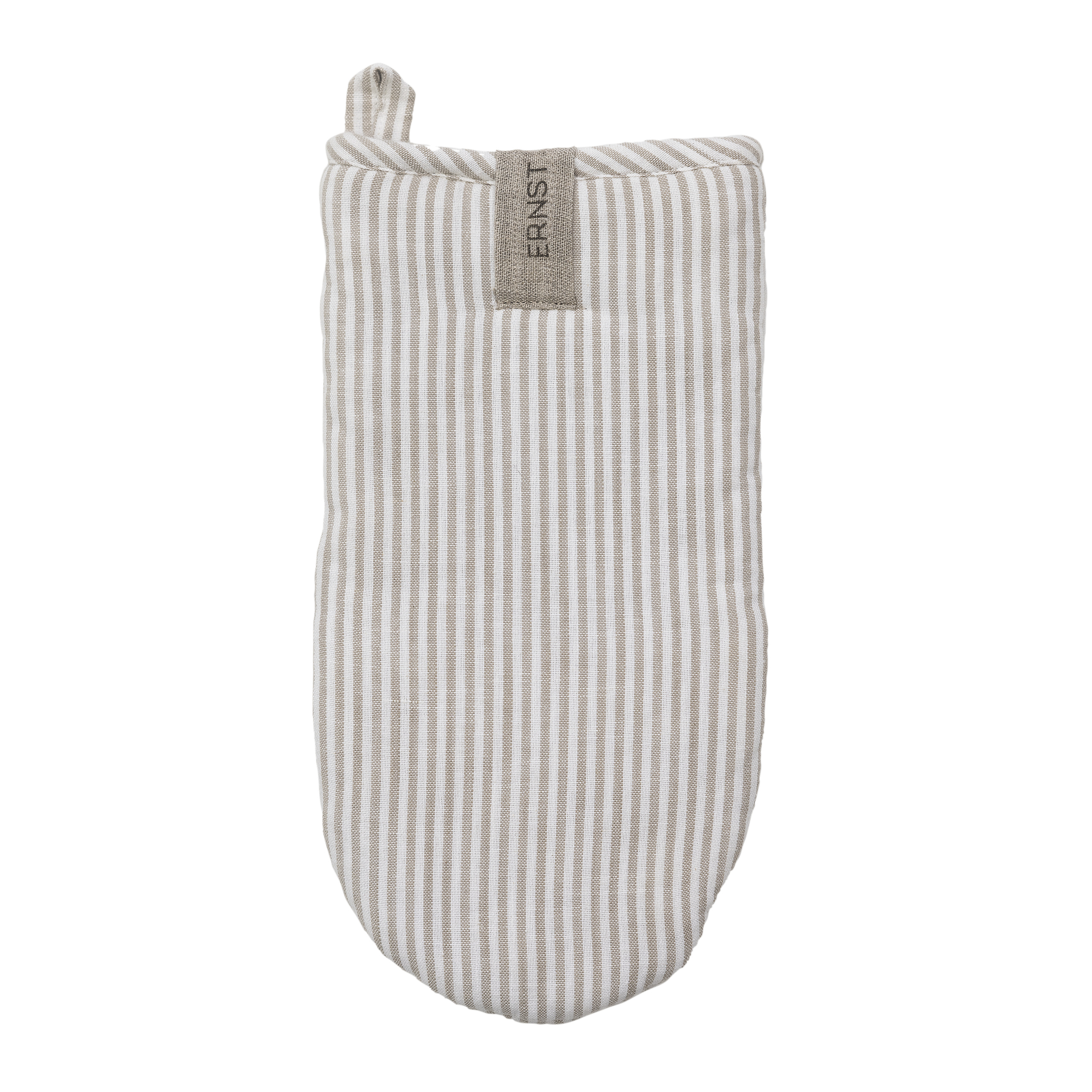ERNST FORM Grillvante randig beige/vit