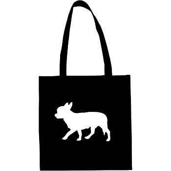 Tygkasse/väska  Chihuahua siluett 