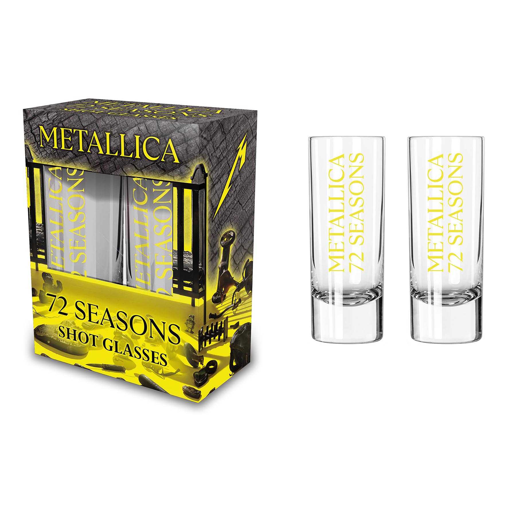 Metallica 72 Seasons 2 Shot Glass