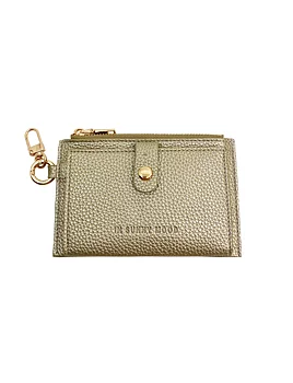 In Sunny Mood Card Holder Coin Zip Gold