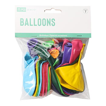 Ballonger 30 cm  Mix 25-Pack