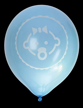 Ballonger 30 cm Baby Boy 8-Pack