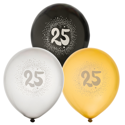 Ballonger 30 cm 25-årsdagen