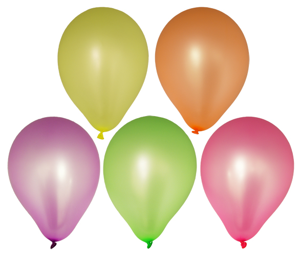 Ballonger 25 cm Neonmix 10-Pack - 2