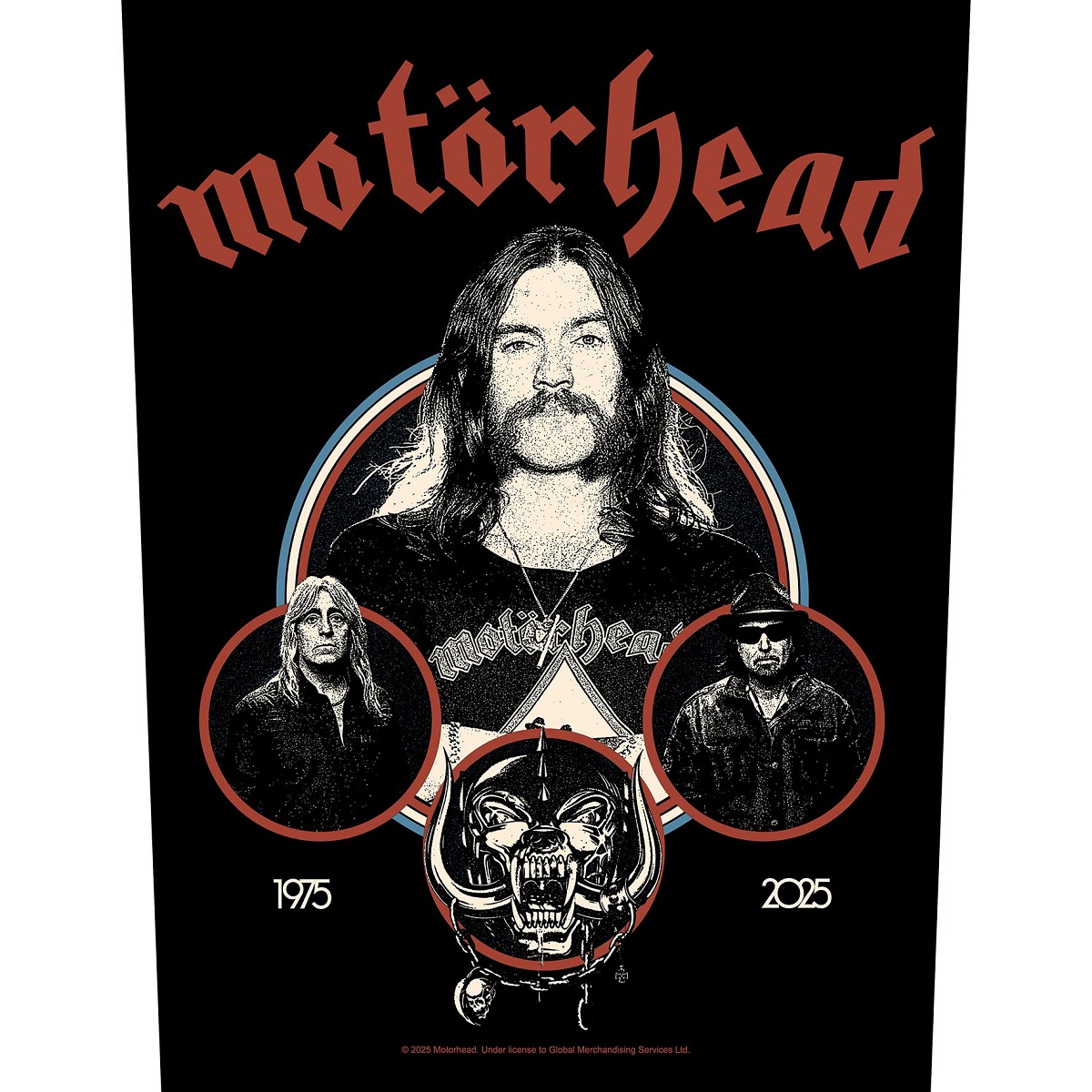 Motorhead Band Circle Backpatch