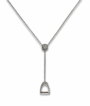 Stirrup Necklace Silver 