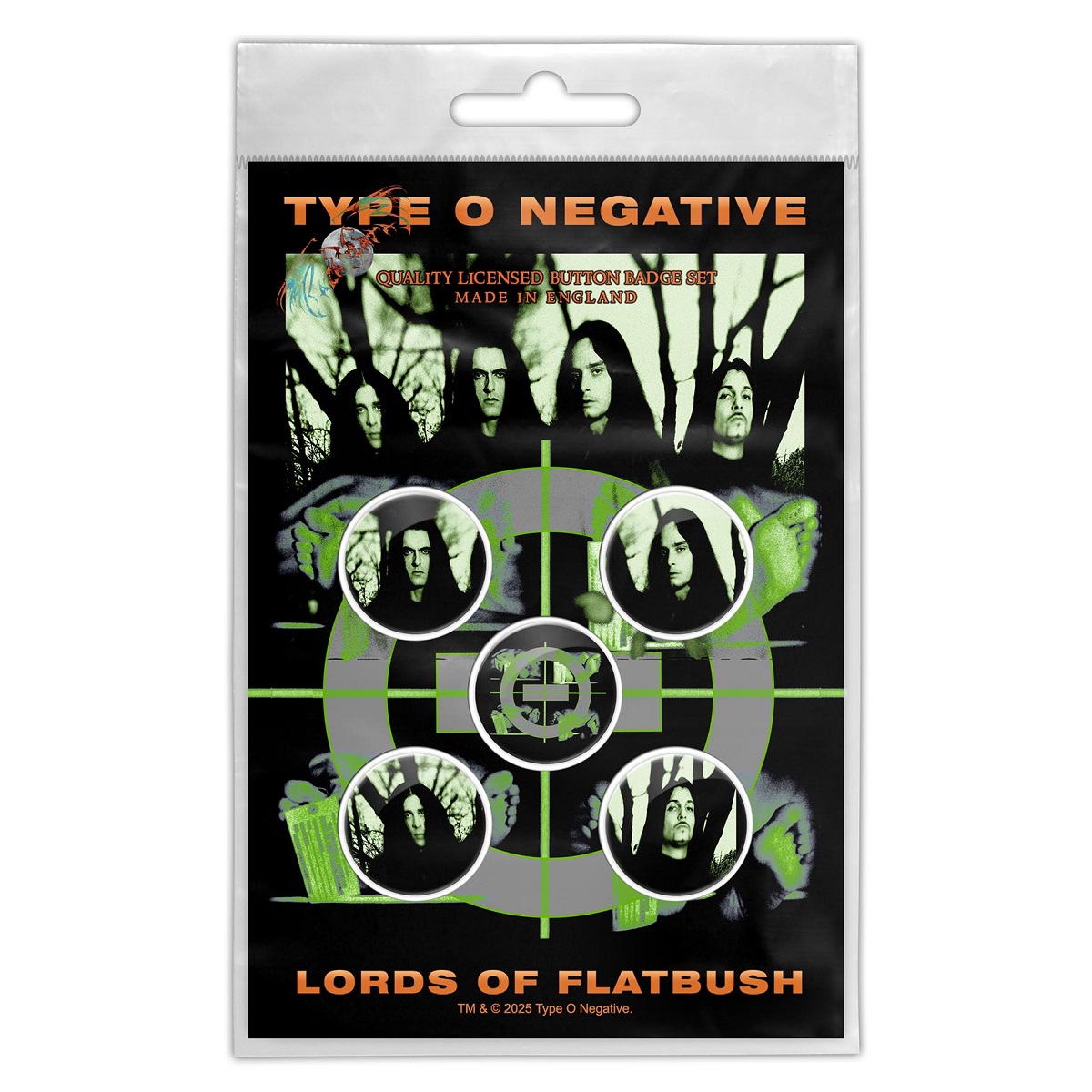 Type O Negative Lords Of Flatbush Badge Pack