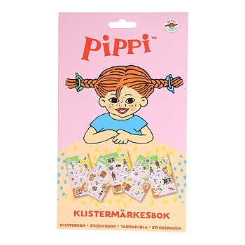 Klistermärkesbok - Pippi 
