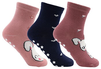 3-Pack Antihalkstrumpor Bunny