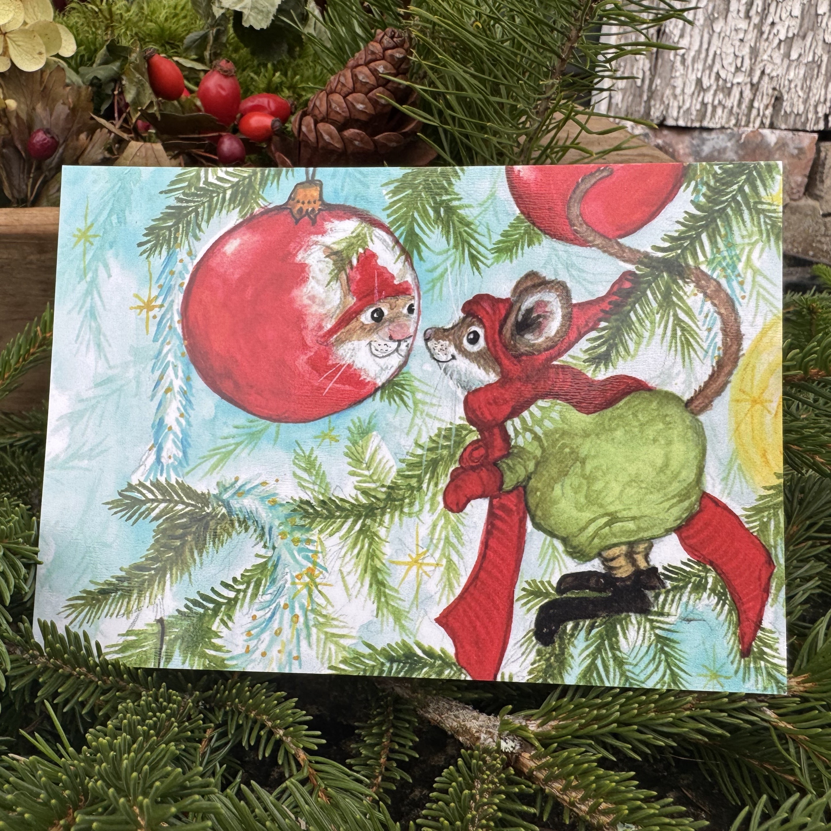 Julkort "Julkulan"