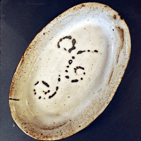Serving dish /Owen dish Rustic Drop, Lapland Handmade stoneware 