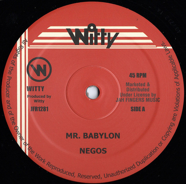 Negos - Mr. Babylon 